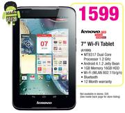 Lenovo 7" Wi-Fi Tablet A1000