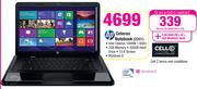 HP 15.6" Celeron Notebook 2D01-On Smartdata 2GB
