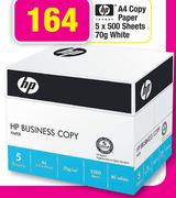 HP A4 Copy Paper 5x500 Sheets 70G White