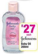 Johnsons Baby Oil-200ml