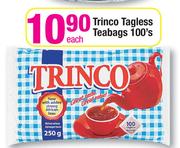 Trinco Tagless Teabags-100's