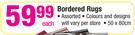 Bordered Rugs-Each