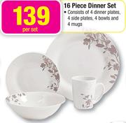 16 Piece Dinner Set-Per Set