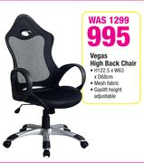 Vegas High Back Chair