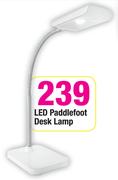 LED Paddlefoot Desk Lamp