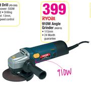 Ryobi 910W Angle Grinder HG910