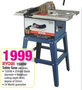 Ryobi 1500W Table Saw HBT-255L