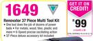 Verimark Renovator 37 Piece Multi Tool Kit