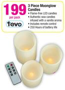 Tevo 3 Piece Moonglow Candles-Per Pack