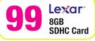 Lexar 8GB SDHC Card