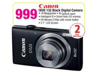 Canon Ixus 132 Black Digital Camera