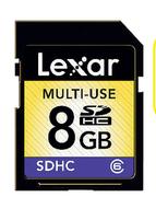 Lexar 8GB SDHC Card