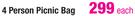 Out & About 4 Person Picnic Bag