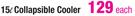 Out & About 15L Collapsible Cooler