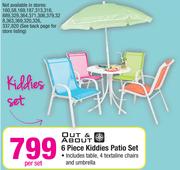 Out & About 6 Piece Kiddies Patio Set