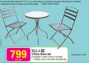 Out & About 3 Piece Bistro Set