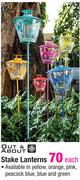 Out & About Stake Lanterns-Each