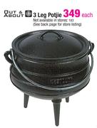 Out & About 3 Leg Potjie