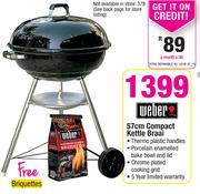 Weber 57cm Compact Kettle Braai