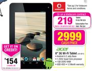  Acer 8" 3G Wi-Fi Tablet (A1-811)-On Mofaya My Gig1