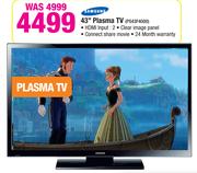 Samsung 43" Plasma TV PS43F4000