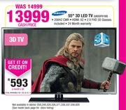 Samsung 55" 3D LED TV UA55F6100