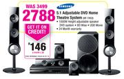 Samsung 5.1 Adjustable DVD Home Theatre System HF-T453