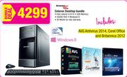 Lenovo Celeron Desktop Bundle