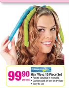 Homemark Hair Wavz 15 Piece Set-Per Set
