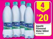 Aquelle Flavoured Water Assorted-4 x 500ml