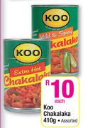 Koo Chakalaka Assorted-410g Each