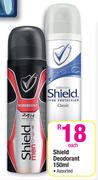 Shield Deodorant Assorted-150ml Each