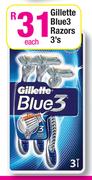 Gillette Blue3 Razors-3's pack