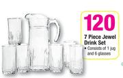  7 Piece Jewel Drink Set