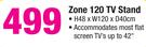  Zone 120 TV Stand
