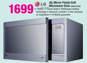 LG 40Ltr Mirror Finish Grill Microwave Oven MH8042GM