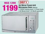 Defy 34Ltr Mirror Finish Grill Microwave Oven DMO343