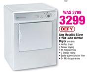 Defy 8kg Metallic Silver Front Load Tumble Dryer DTD 311