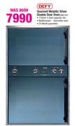 Defy Gourmet Metallic Silver Double Door Oven DBO-437