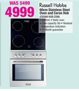 Russell Hobbs 60cm Stainless Steel Oven And Ceran Hob(Ceran Hob Com)