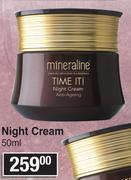 Mineraline Night Cream 50ml+Free Mineraline Eye Cream