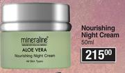 Mineraline Nourishing Night Cream 50ml+Free Mineraline Eye Cream