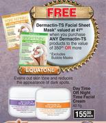 Dermactin-TS Day Time Or Night Time Facial Cream-42.5g Each