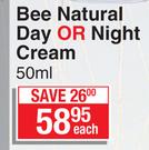 Good Stuff Bee Natural Day Or Night Cream-50ml Each