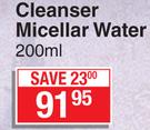 Neutrogena Hydro Cleanser Micellar Water-200ml