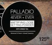 Palladio 4Ever + Ever Mattifying Loose Setting Powder 