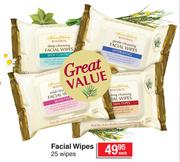 African Extracts Rooibos Facial Wipes-25 Wipes Each