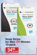 Skin Strategy Nose Strips For Men Or Women 10 Pack-Per Pack