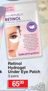 Retinol Hydrogel Under Eye Patch-3 Pairs
