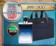 Jimmy Choo Man Blue EDT + Jimmy Choo Perfume Weekend Bag-100ml